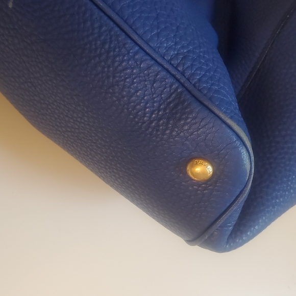 Prada vitello 2way blue bag - Picture 9 of 13